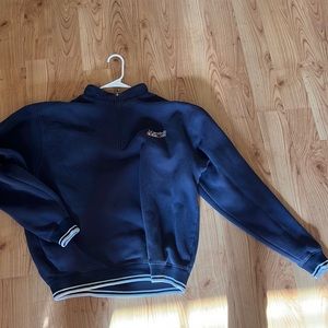 carnival cruise half zip, size large, slight wear